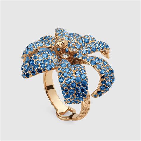 gucci flora ring size 21